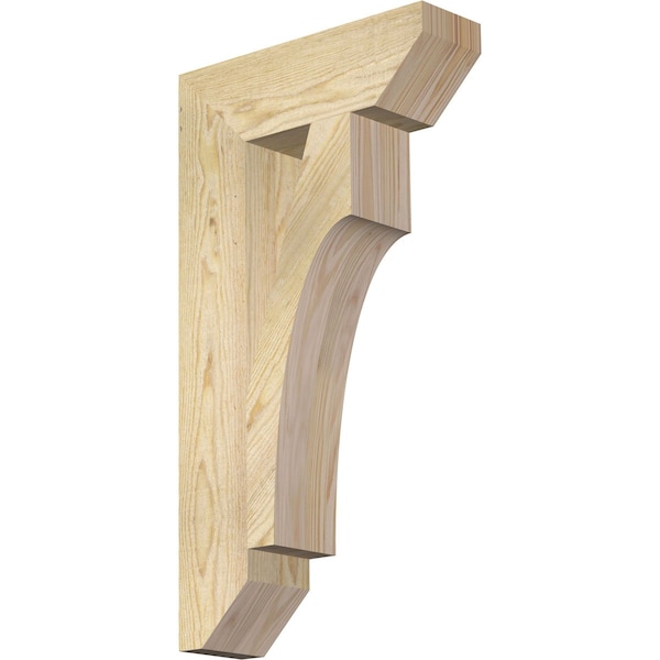 Ekena Millwork Westlake Slat Rough Sawn Bracket, Douglas Fir, 4"W x 14"D x 26"H BKT04X14X26WTL06RDF - main